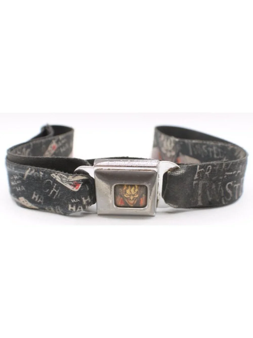 Buckle-Down Joker Seatbelt Belt Adjust DC Comics Twisted Graphic Y2K Retro Pop